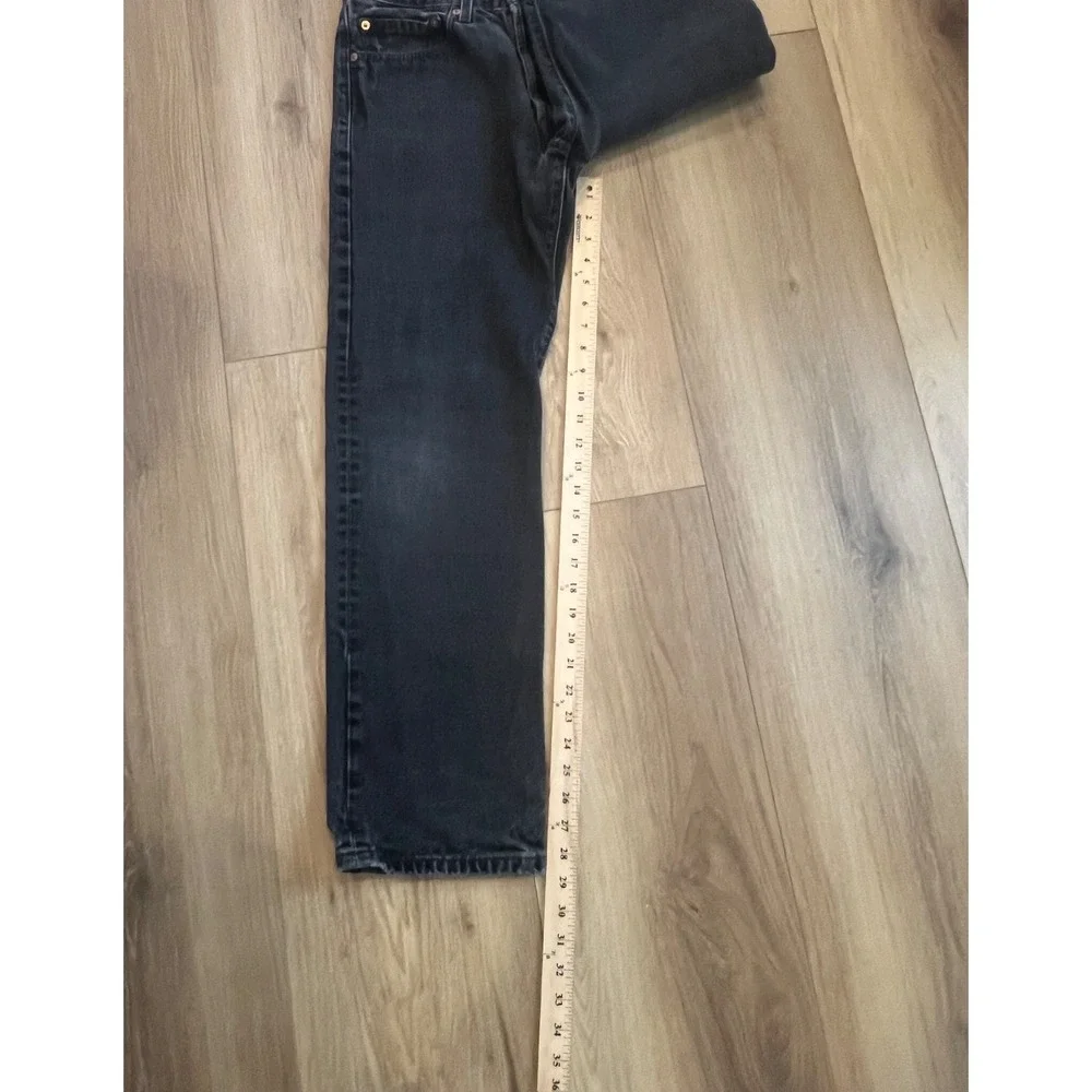 Levi's 501 XX Black Jeans Men's W32 L32 Button Fly Straight Leg Made in DR